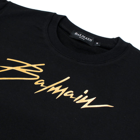 Balmain Black Golden S Sweatshirt